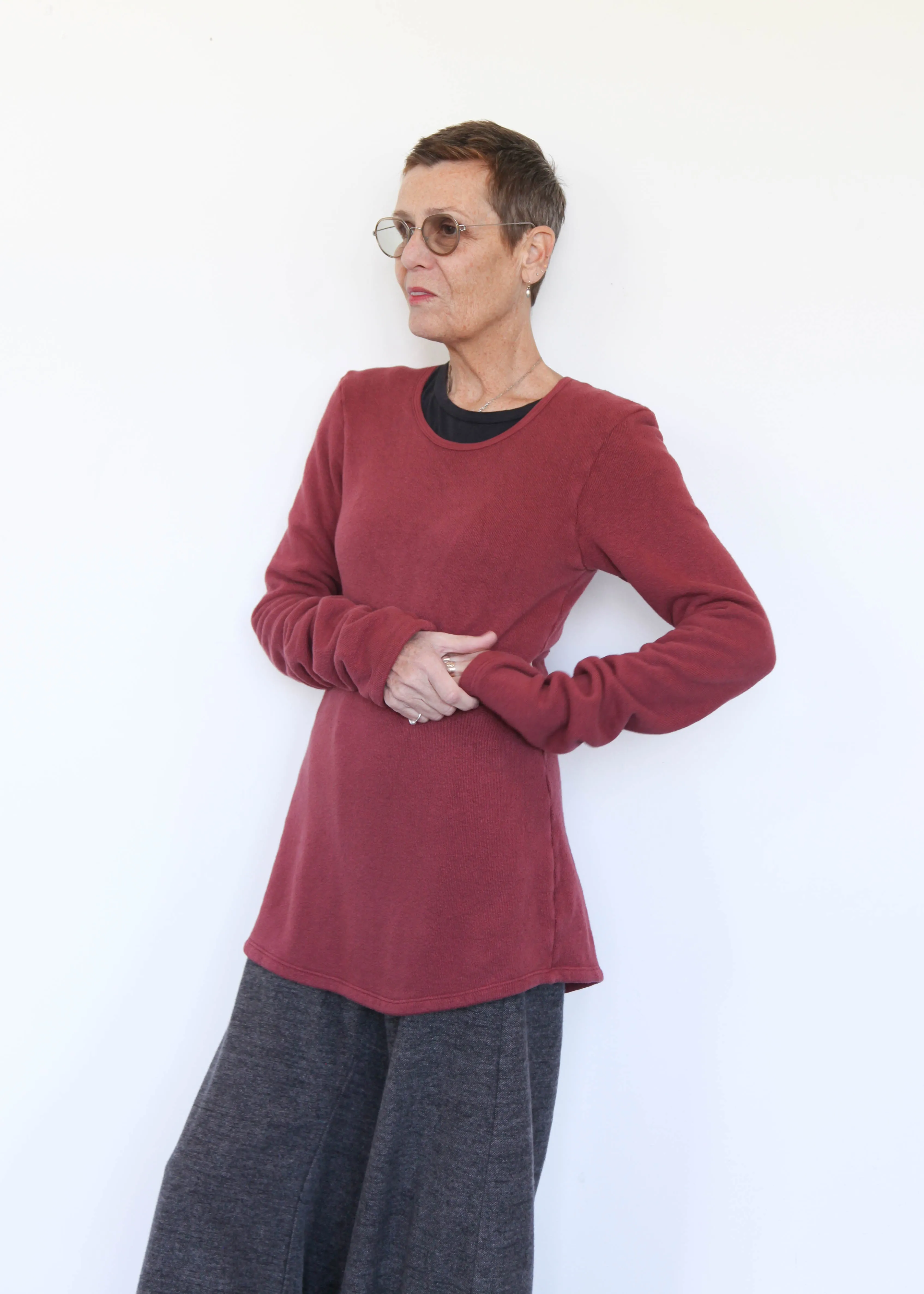 Studio Sweater - Oxblood