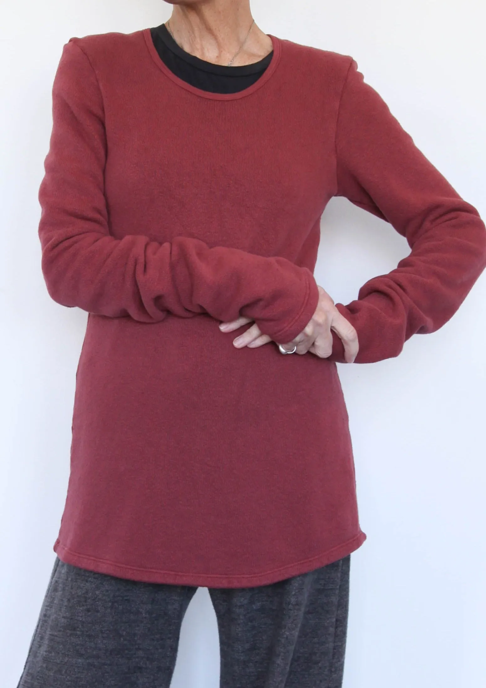 Studio Sweater - Oxblood