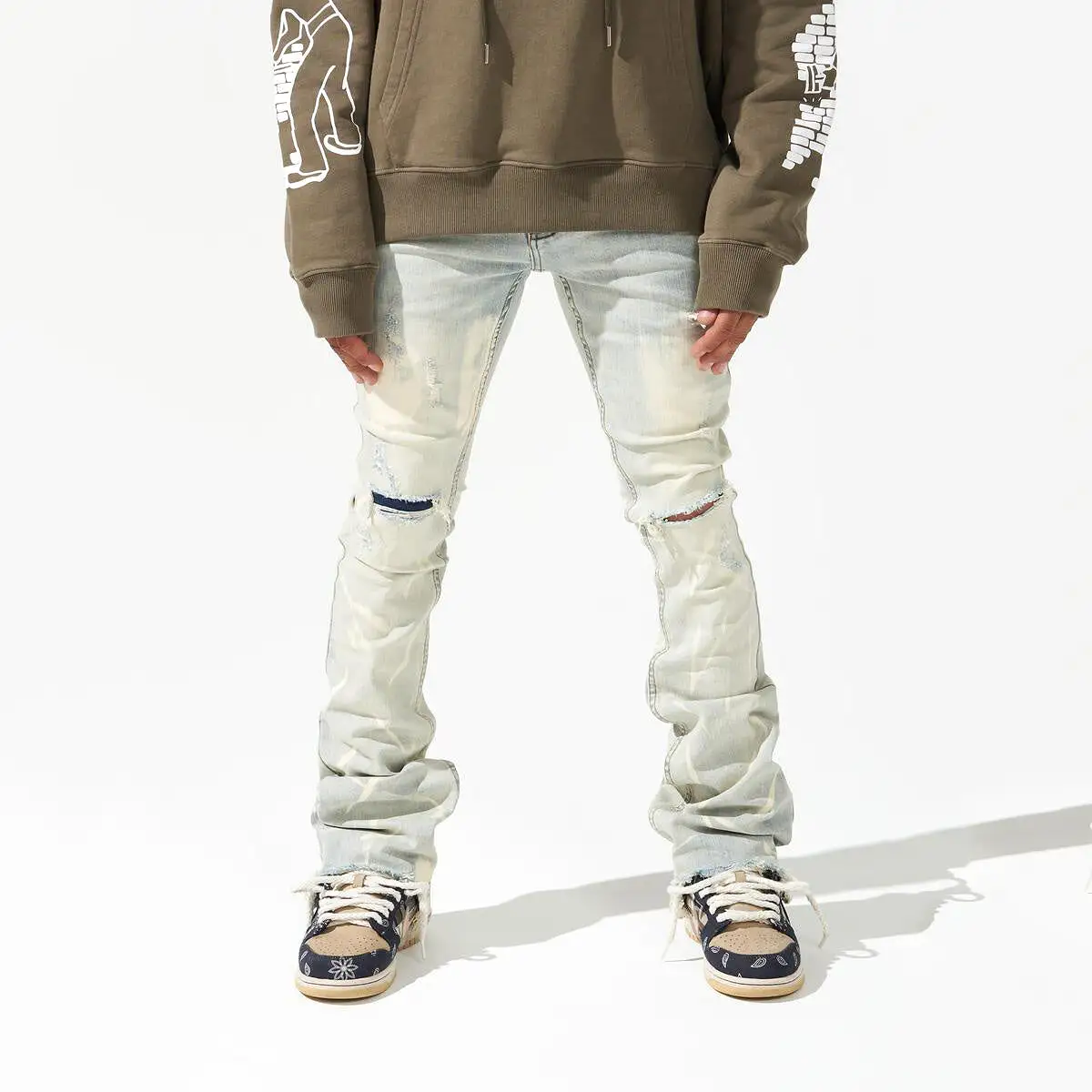 SULFUR STACKED JEANS