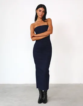 Tati Maxi Dress (Dark Denim)