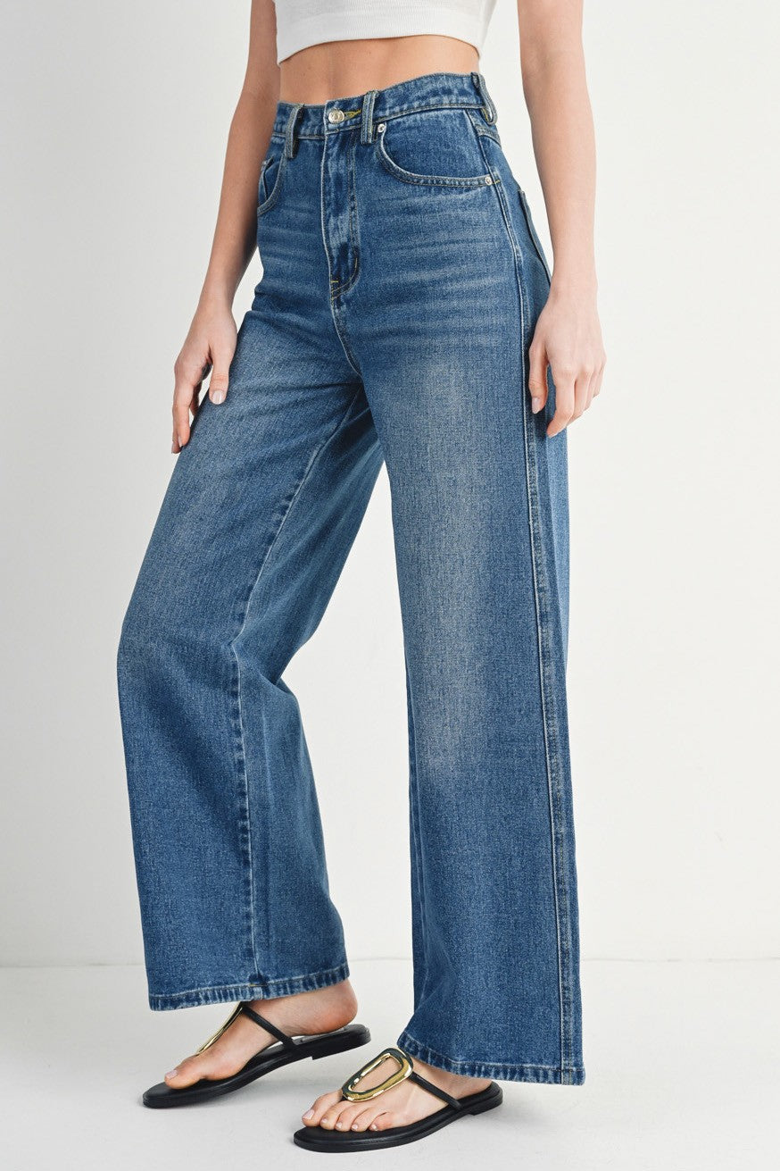 The Dundee High-Rise Wide Leg Jeans