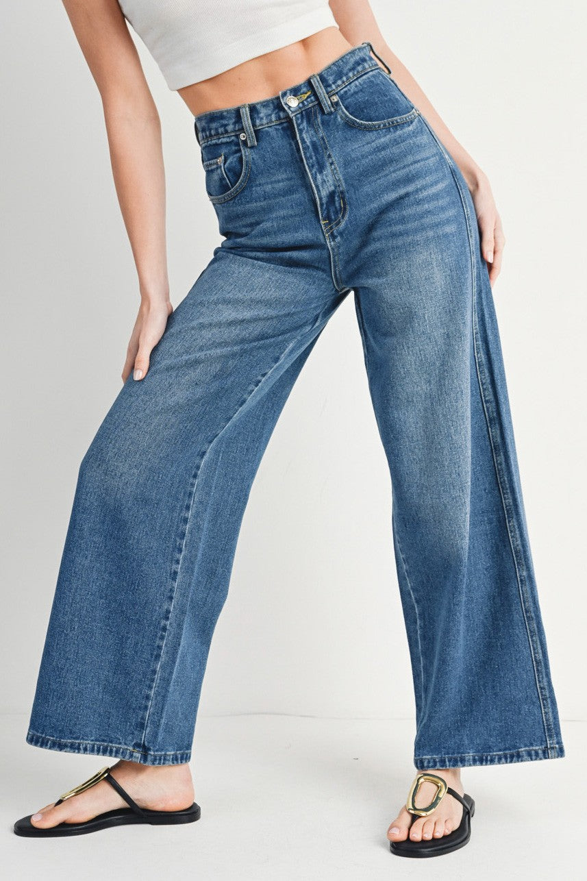 The Dundee High-Rise Wide Leg Jeans