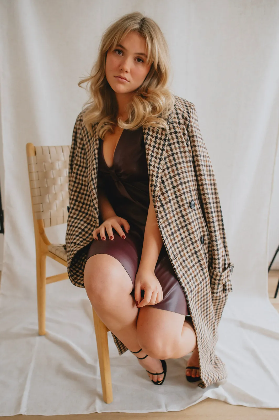 The Prince Plaid Trench Jacket