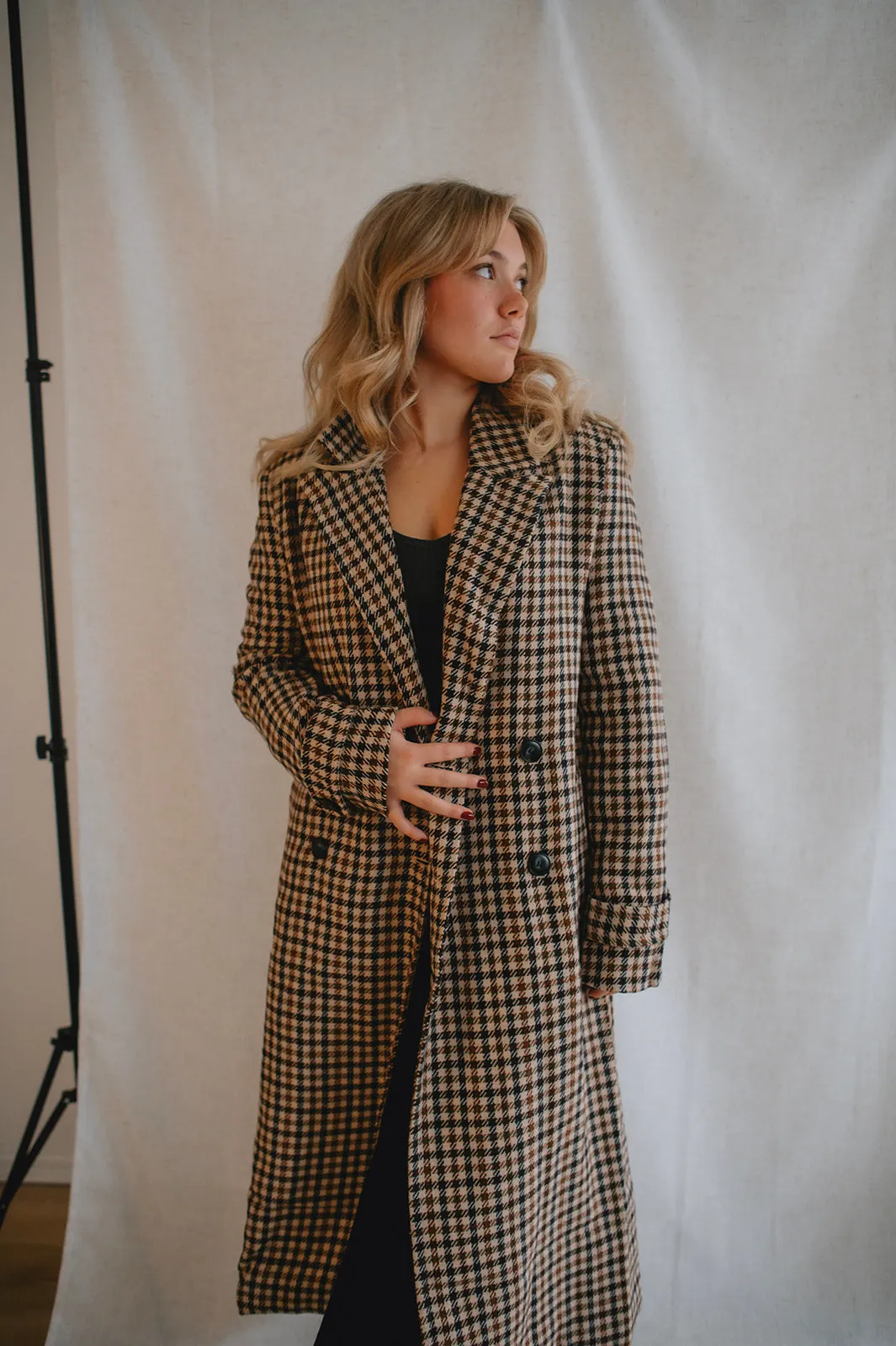 The Prince Plaid Trench Jacket