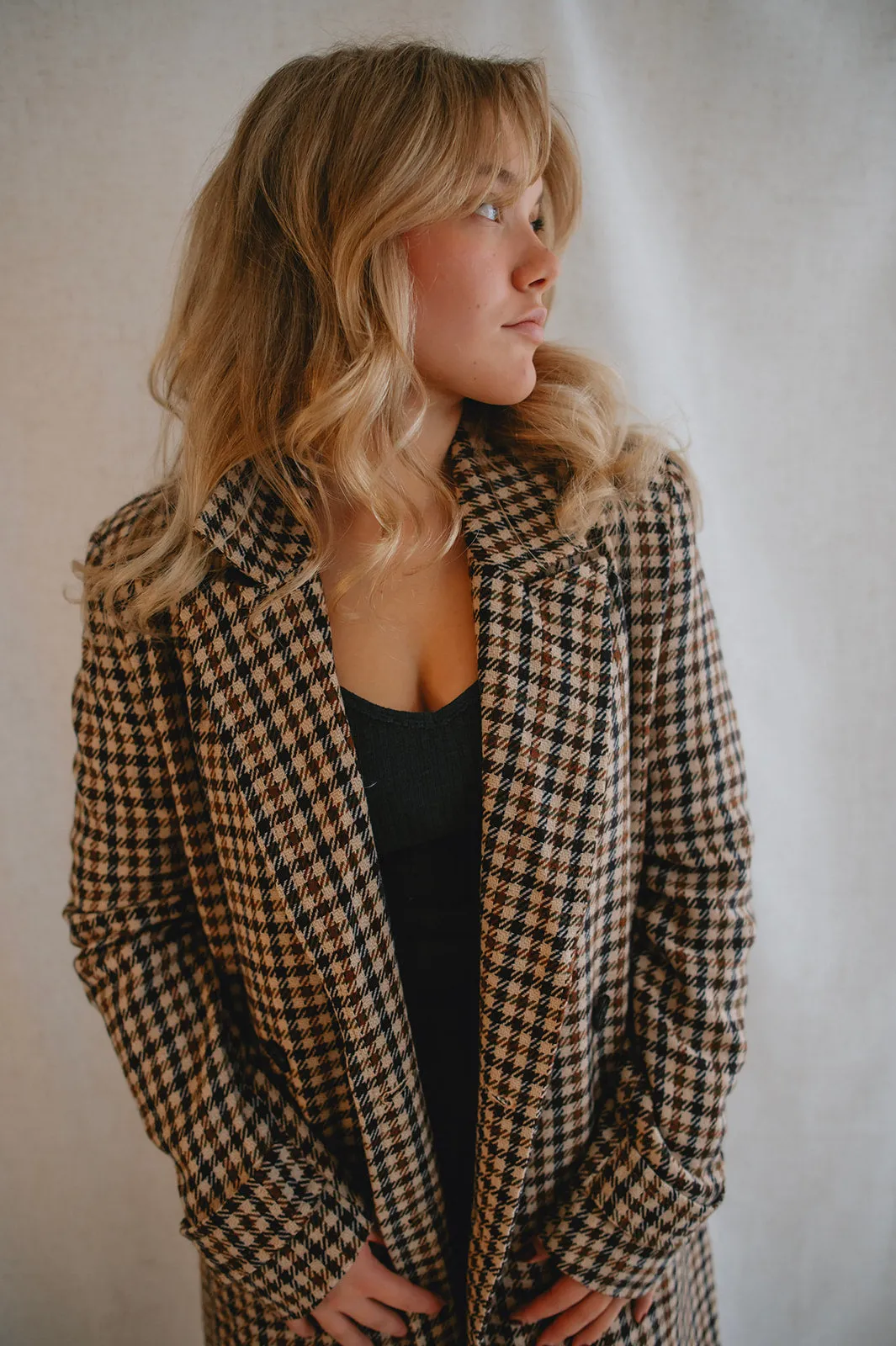 The Prince Plaid Trench Jacket