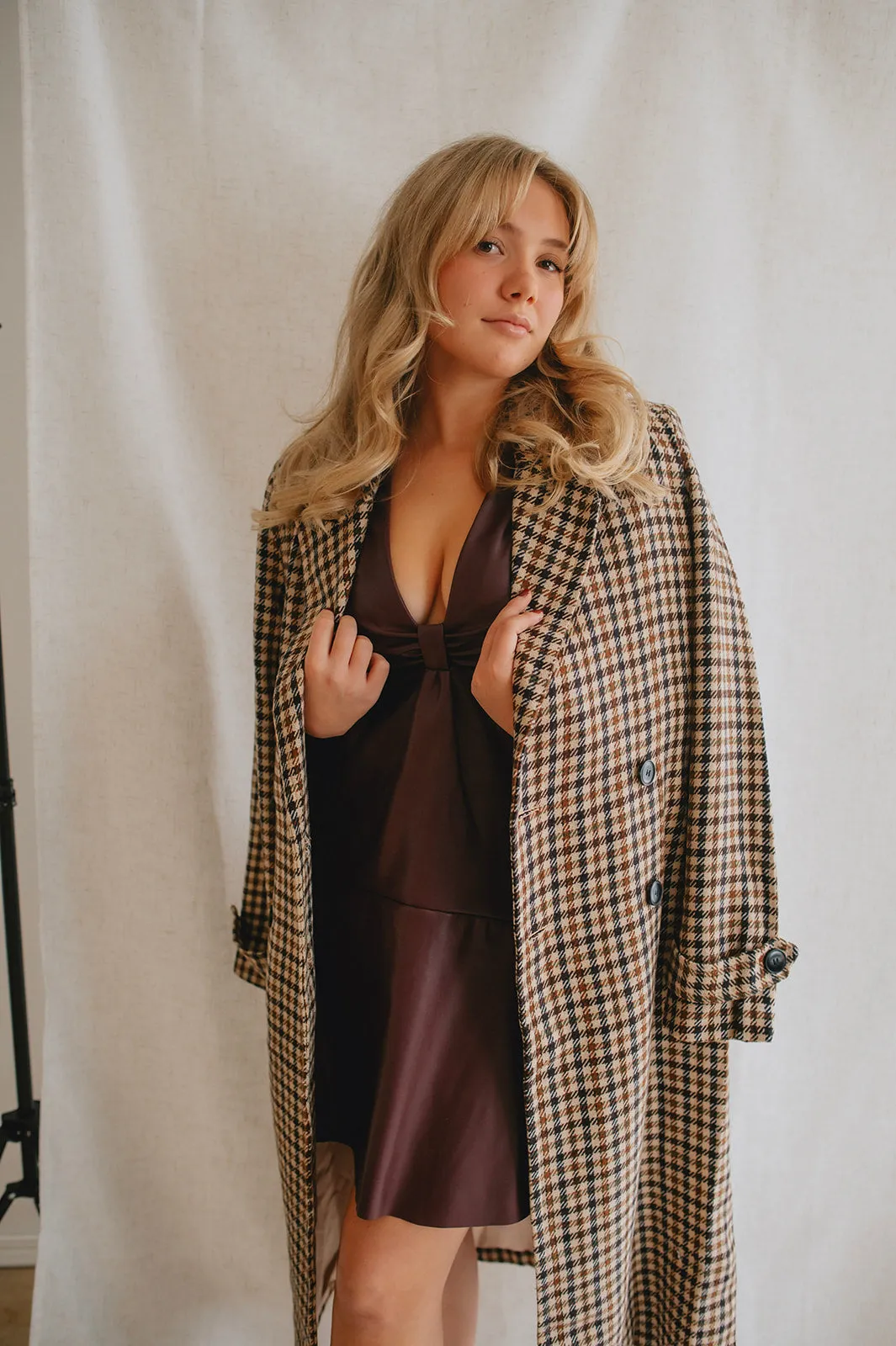 The Prince Plaid Trench Jacket