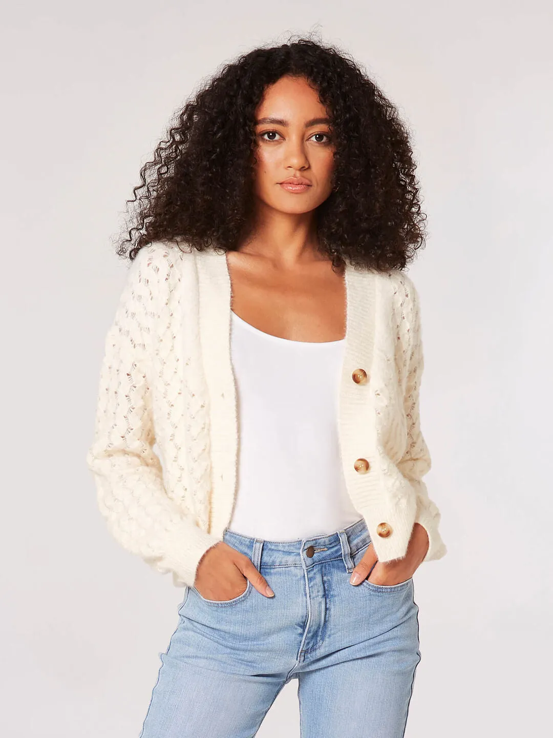 The Waffle Knit Chunky Cardigan