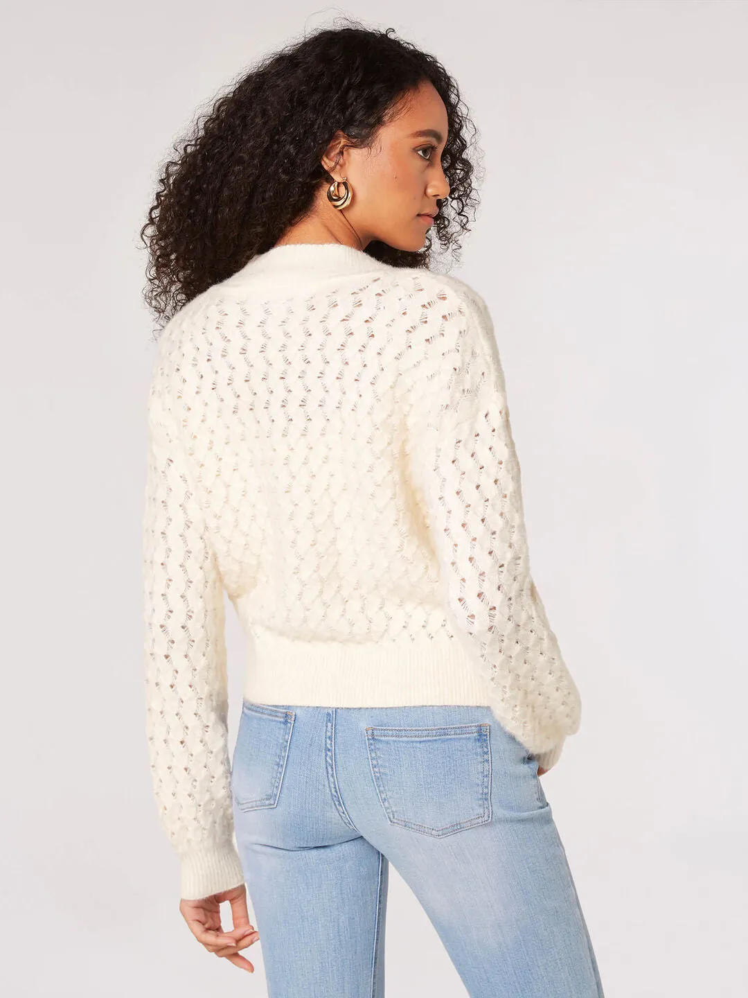 The Waffle Knit Chunky Cardigan