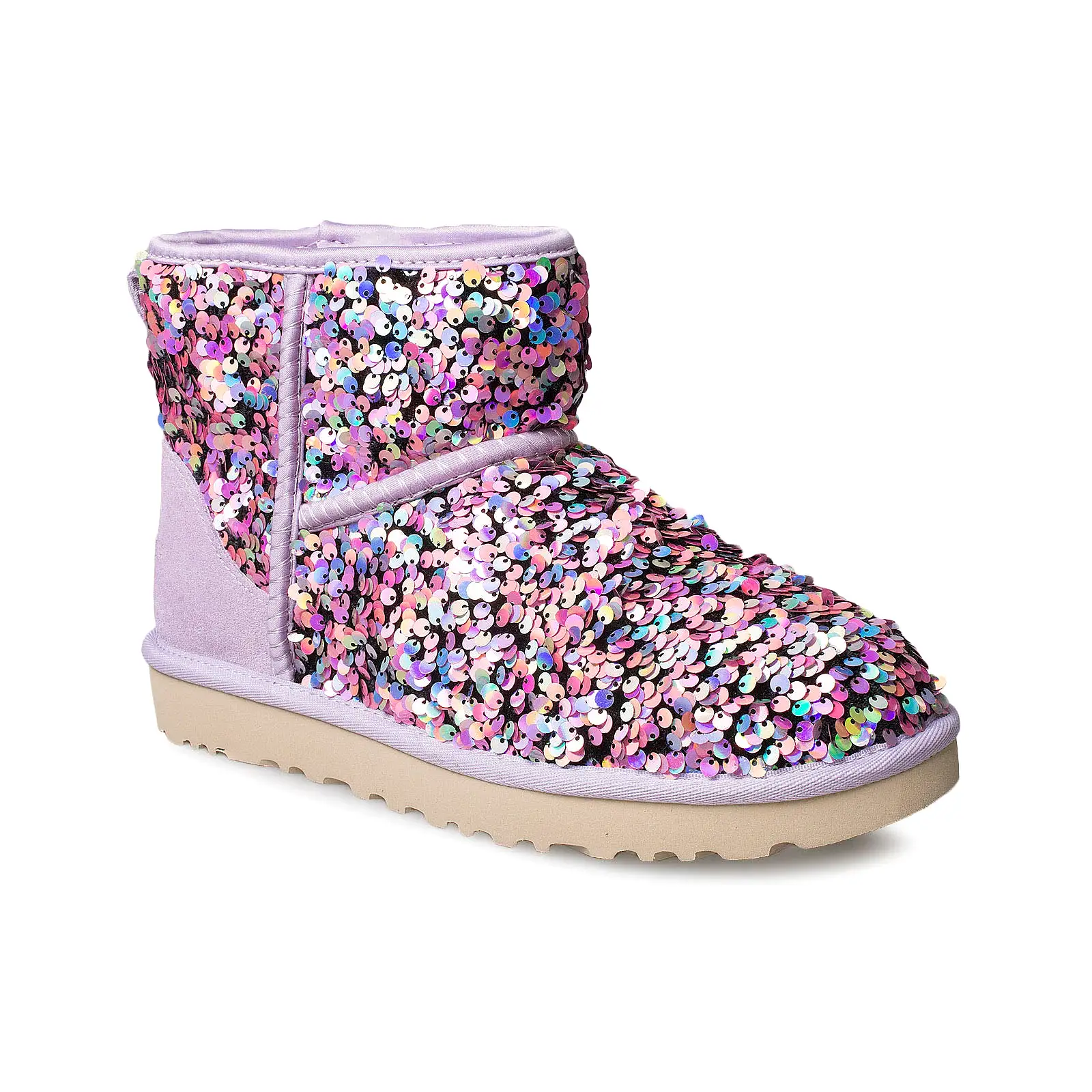 UGG Classic Mini Stellar Sequin Lilac Frost - Women's