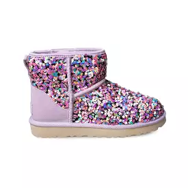 UGG Classic Mini Stellar Sequin Lilac Frost - Women's