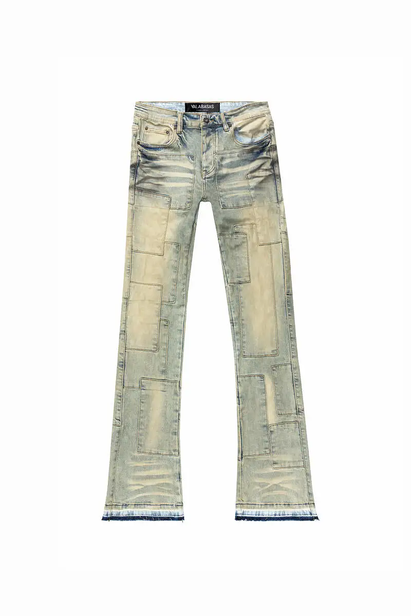 Valabasas Bricks Denim Stacked (Dirt Blue) - VLBS2306