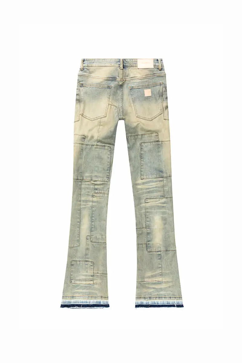 Valabasas Bricks Denim Stacked (Dirt Blue) - VLBS2306