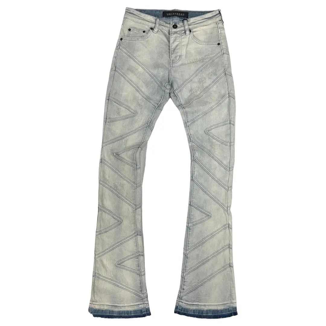 Valabasas “Cassius” Light Wash Stacked Jeans