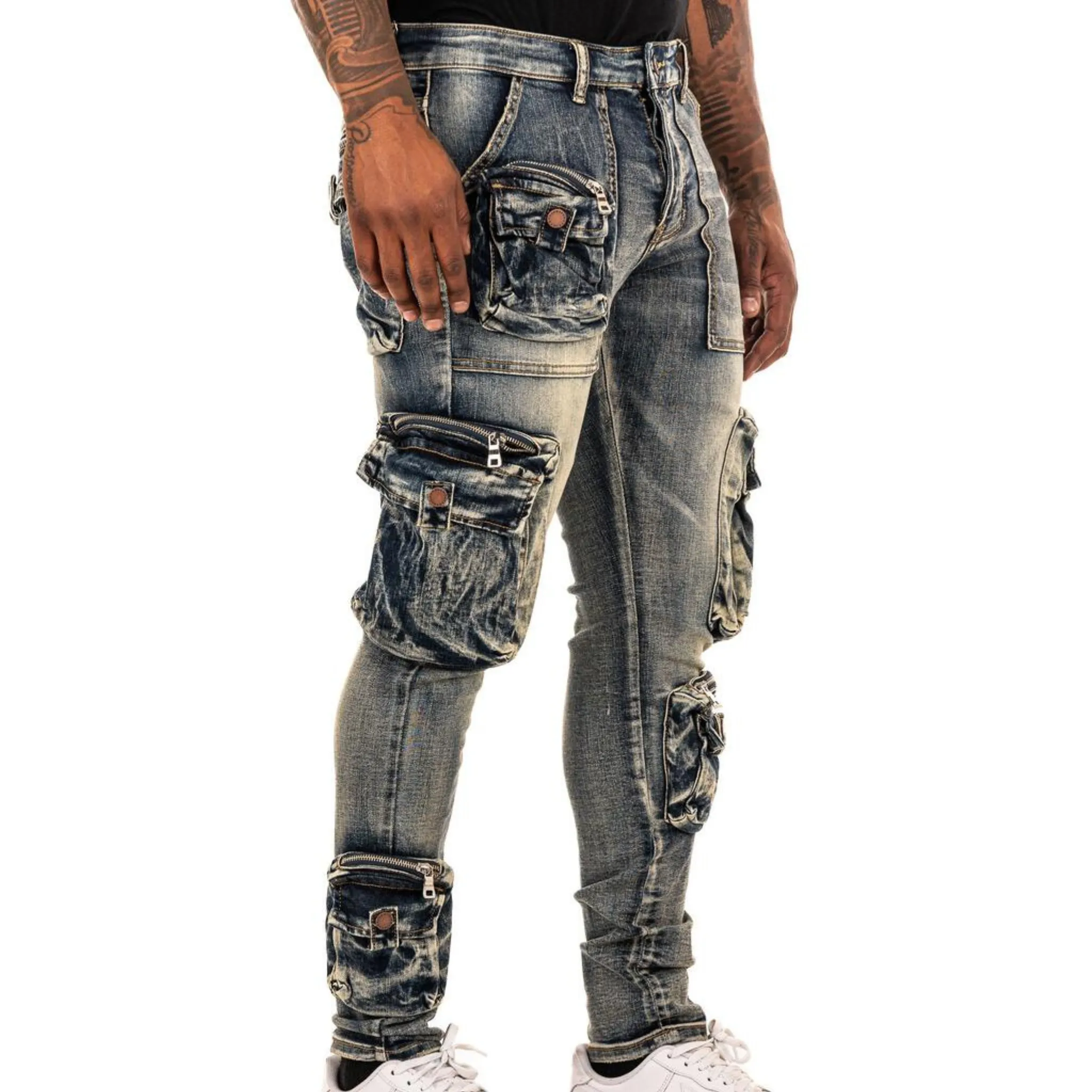 VALABASAS Federal Jeans (Blue Sporco)