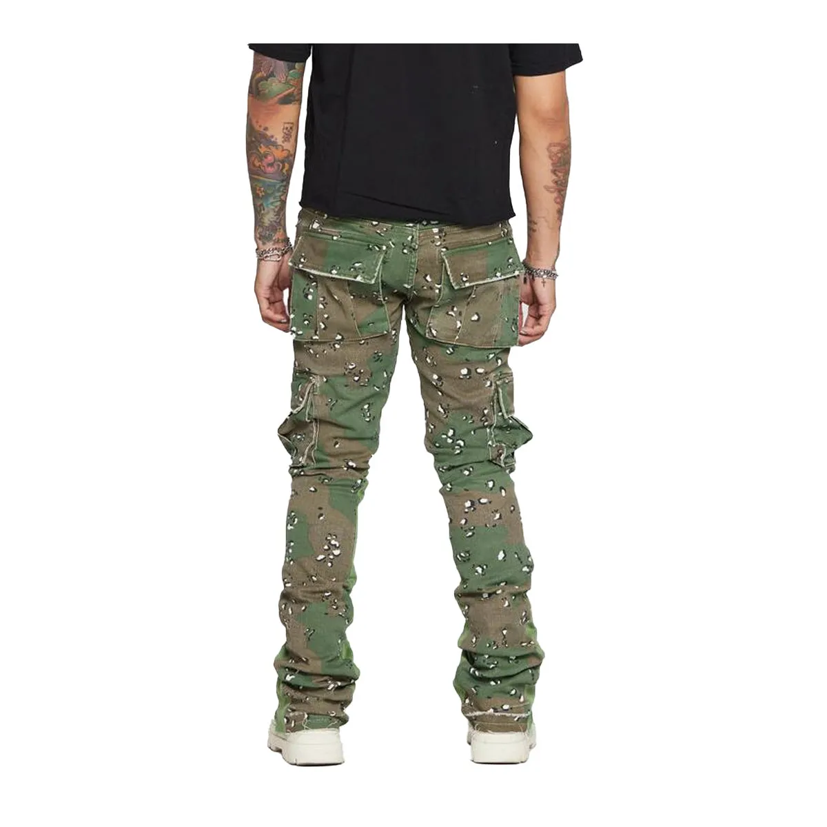 Valabasas Mens Commander Stacked Skinny Fit Jeans VLBS2198 Camo