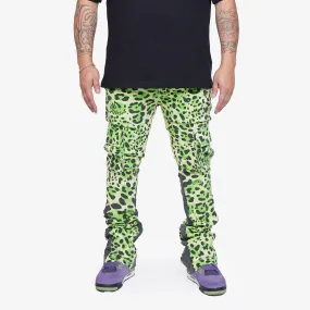 Valabasas - Stacked Conjure Jeans - Lime/Black