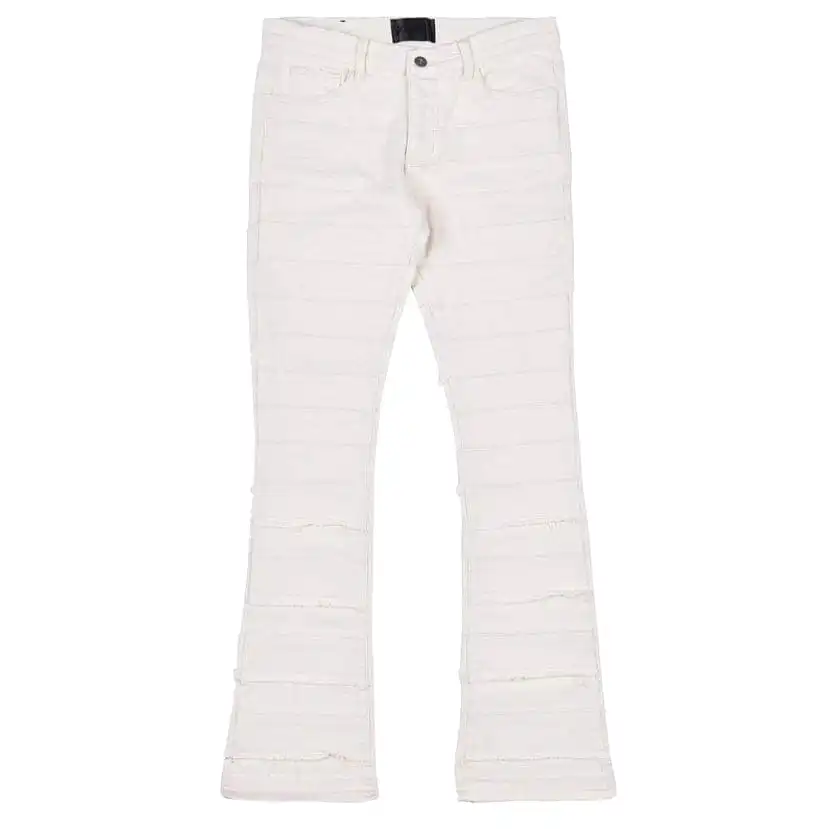 Valabasas Stacked Phoenix Jeans (Cream) VLBS2187 NTWRK