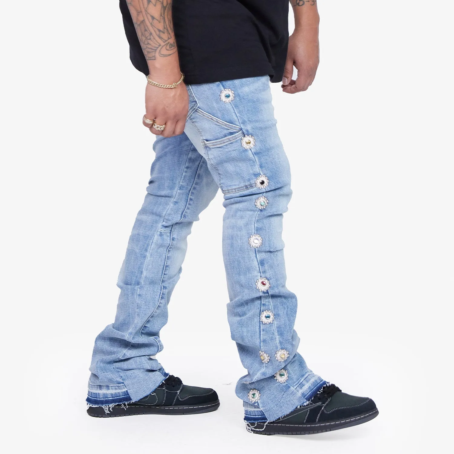 Valabasas - Stacked Zenith Jeans - Blue