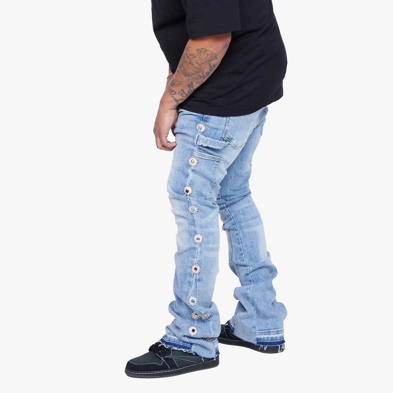 Valabasas - Stacked Zenith Jeans - Blue