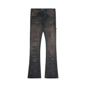 Valabasas Zero Denim Stacked Jean (Dark Grey)