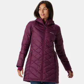 Women's Heavenly Long Hooded Jacket - Marionberry - 1738161