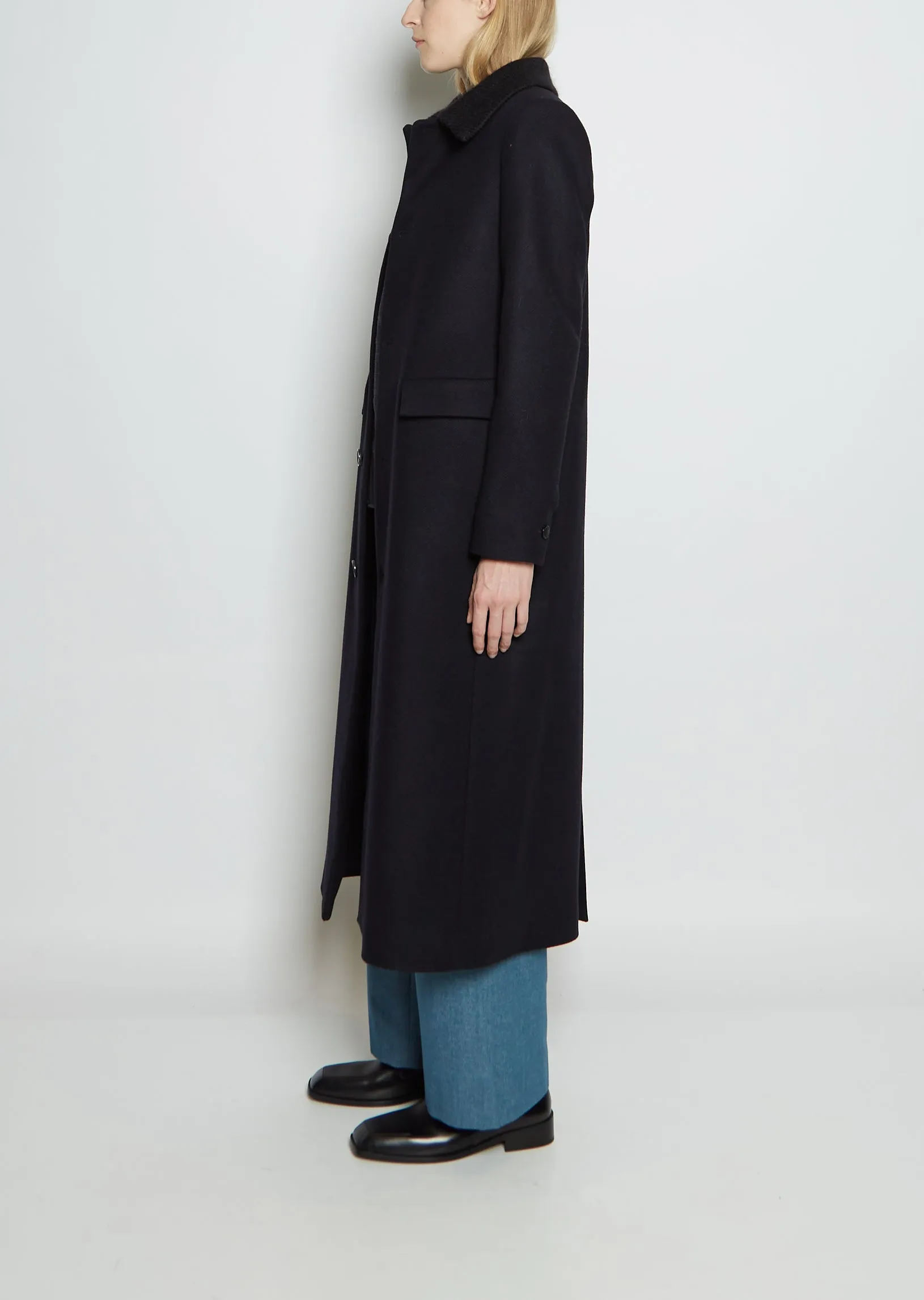 Wool Blend Pygora Coat