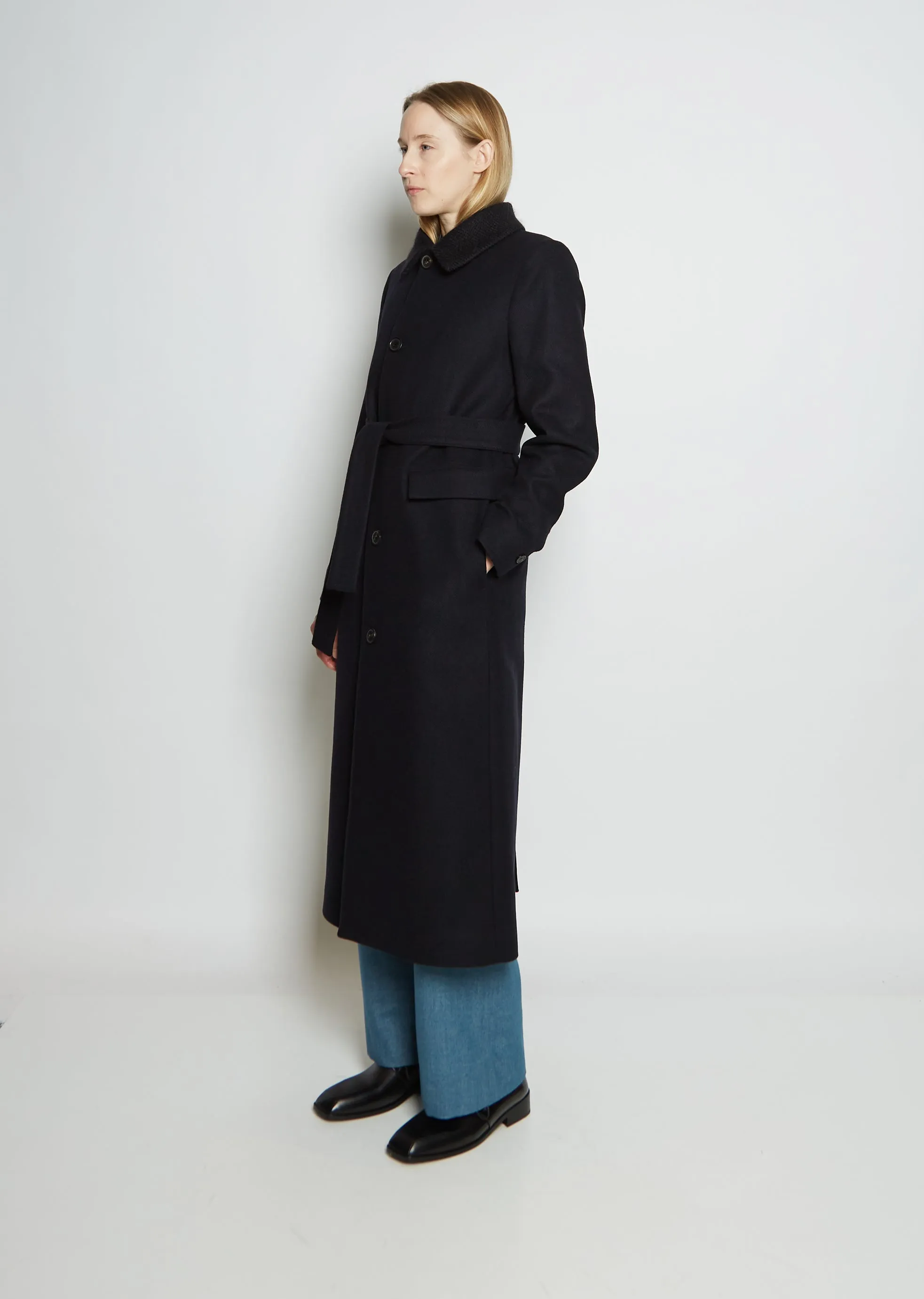 Wool Blend Pygora Coat