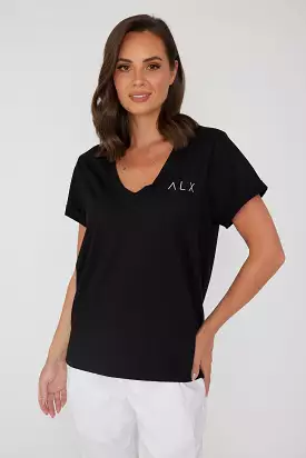 Λ L X V-Neck Black